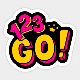 123 Go Sticker